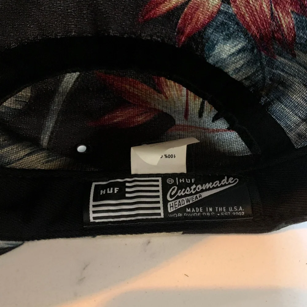NWOT HUF Birds of Paradise 5 Panel Hat - Picture 3 of 3